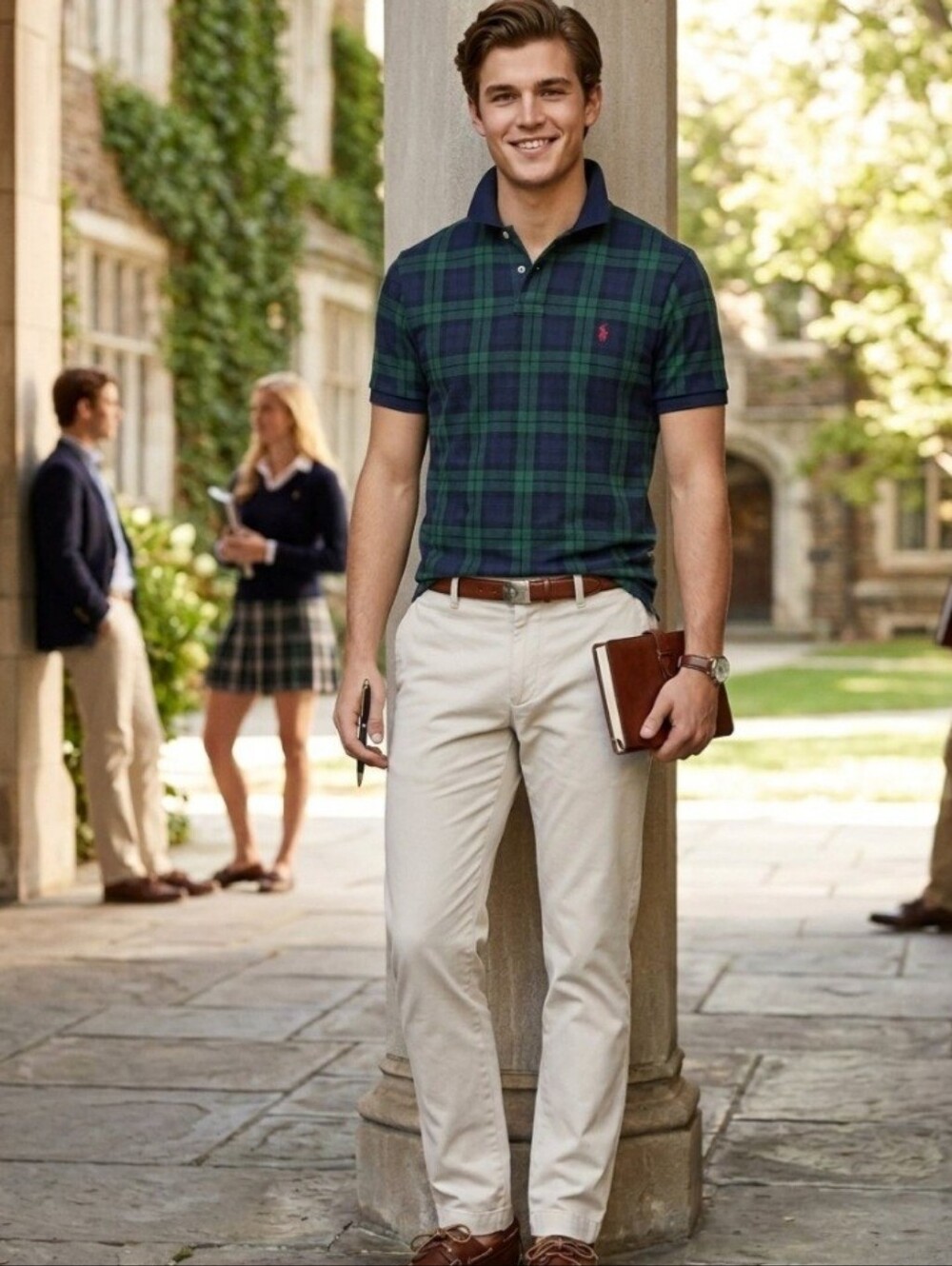 Mens's Large Medium Polo by Ralph Lauren Short - Sleeve Shirt / Collard Neckline